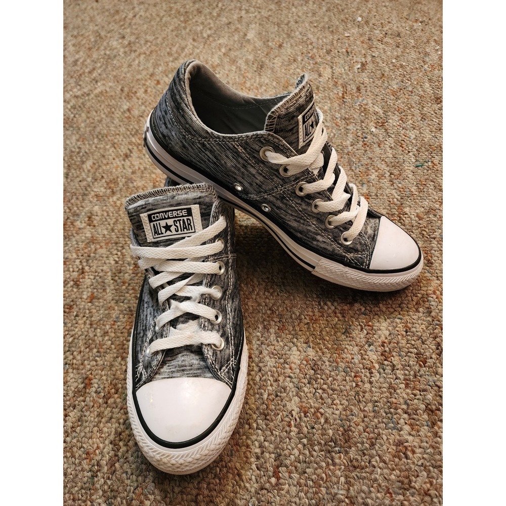 Converse Madison Ox Heather Gray Knit Padded Shoes Womens 8